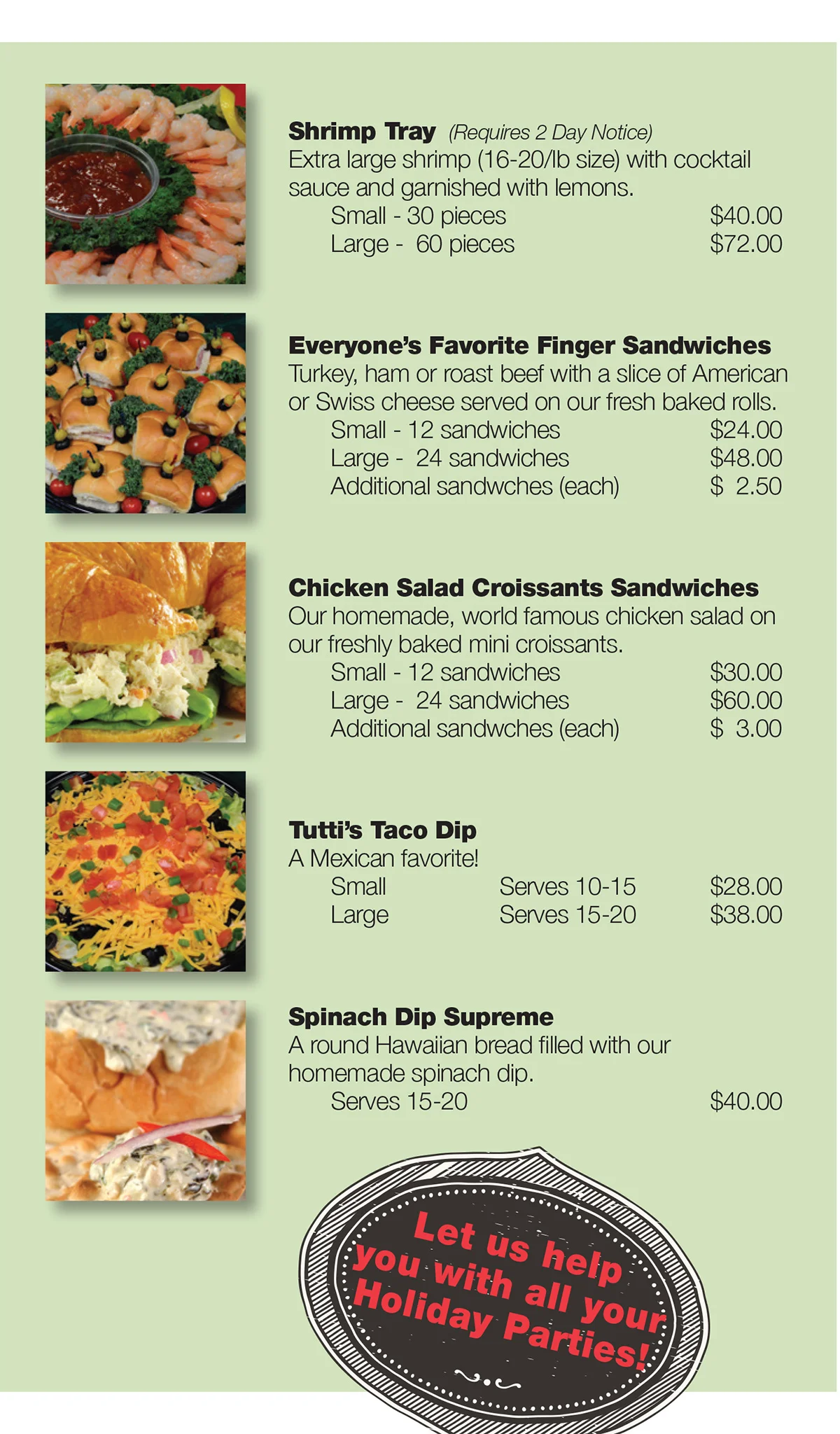CF Party Tray Menu 2025 - 3
